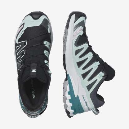 Salomon XA PRO 3D V9 GORE-TEX Kadın Outdoor Ayakkabı Black L47882300 - Siyah Yeşil - L47119100 - image 2