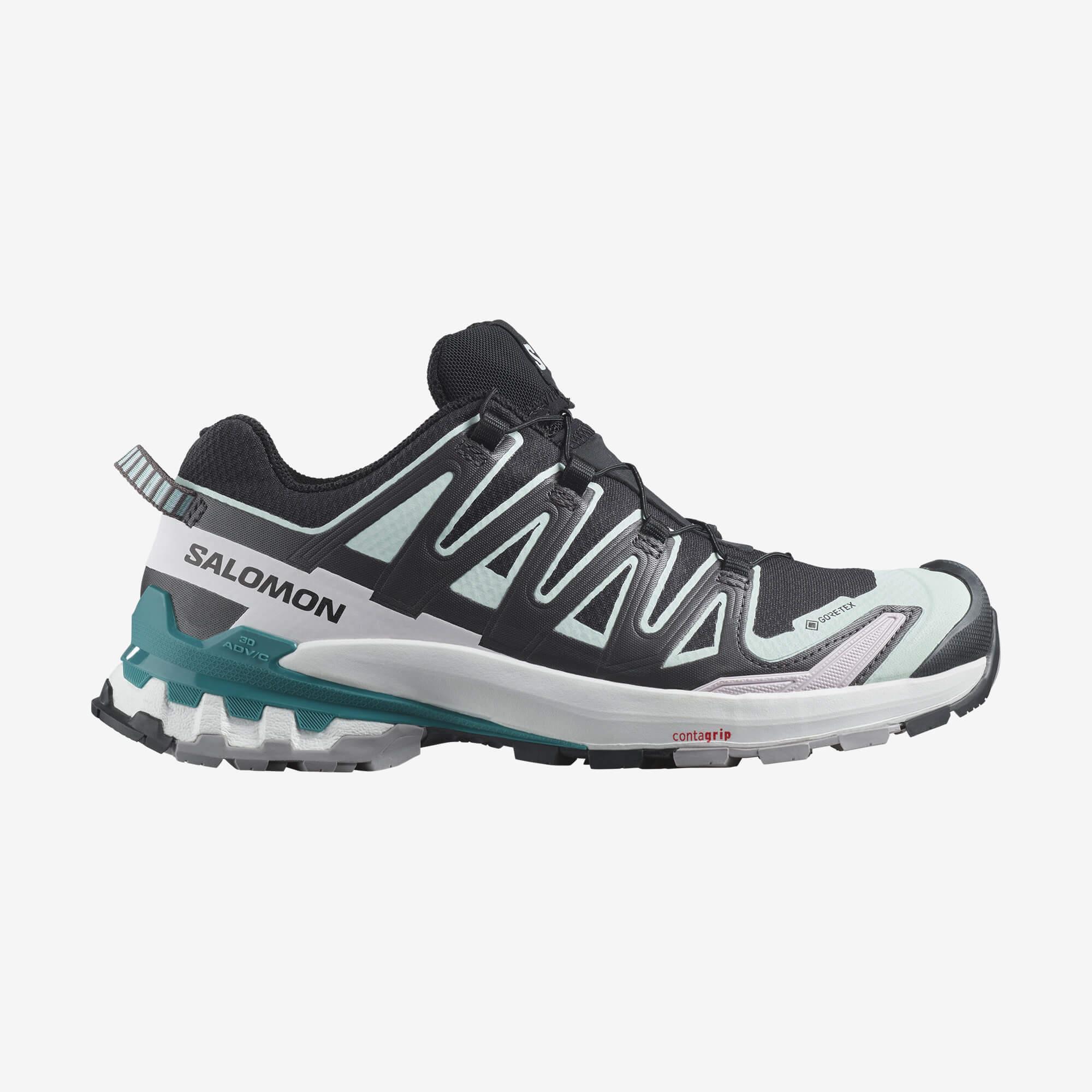 Salomon XA PRO 3D V9 GORE-TEX Kadın Outdoor Ayakkabı Black L47882300 - Siyah Yeşil - L47119100 - image 1