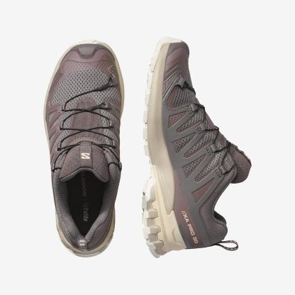Salomon XA PRO 3D V9 Kadın Outdoor Ayakkabı Iron L47986600 - Kahve Kadın Outdoor Ayakkabı - L47748100 - image 2
