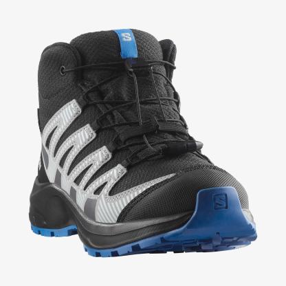 Salomon XA PRO V8 MID WATERPROOF Çocuk Ayakkabı Black L47729800 - Black - L47729800 - image 4