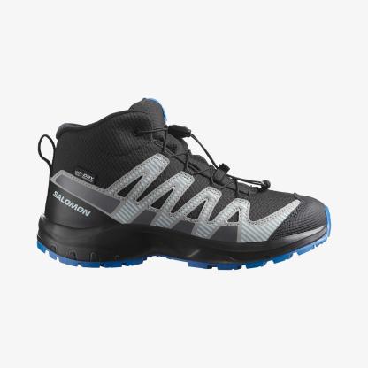 Salomon XA PRO V8 MID WATERPROOF Çocuk Ayakkabı Turbulence L47857300 - Black - L47729800 - image 1