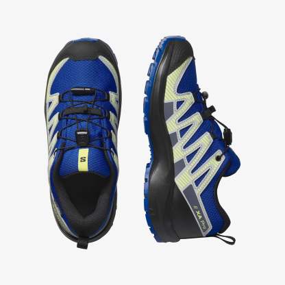 Salomon XA PRO V8 WATERPROOF Çocuk Ayakkabı Black L47729400 - Nautical Blue - L47729600 - image 2