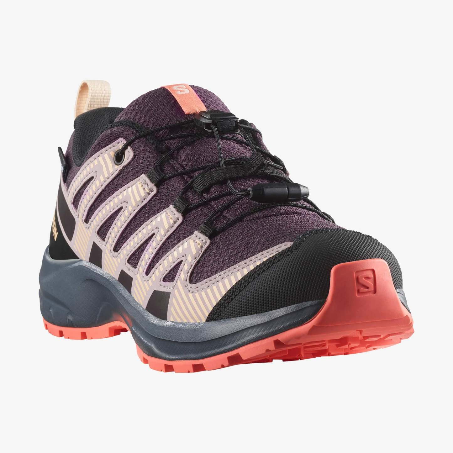 Salomon XA PRO V8 WATERPROOF Çocuk Ayakkabı Black L47729400 - Plum Kitten - L47857100 - image 4