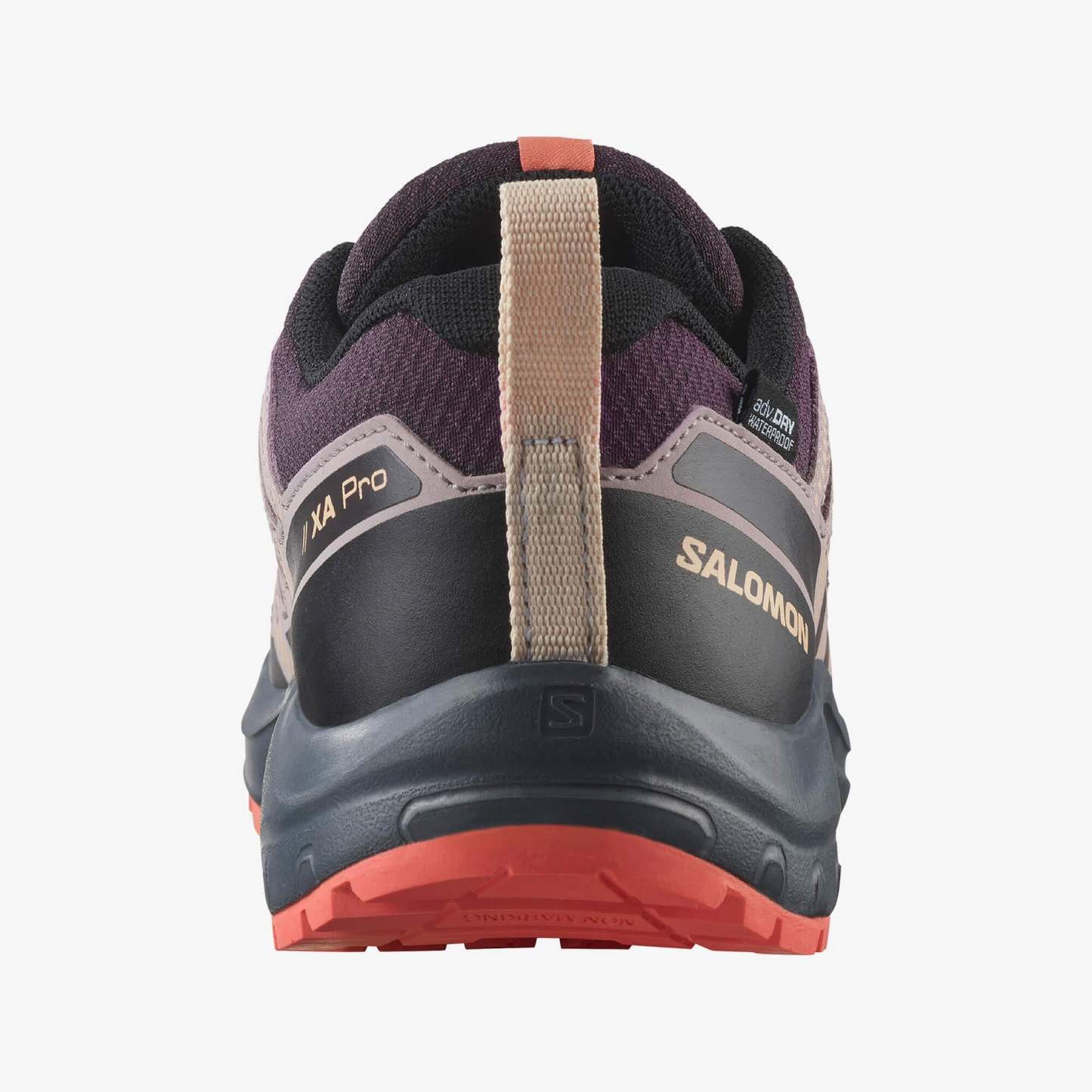 Salomon XA PRO V8 WATERPROOF Çocuk Ayakkabı Black L47729400 - Plum Kitten - L47857100 - image 5