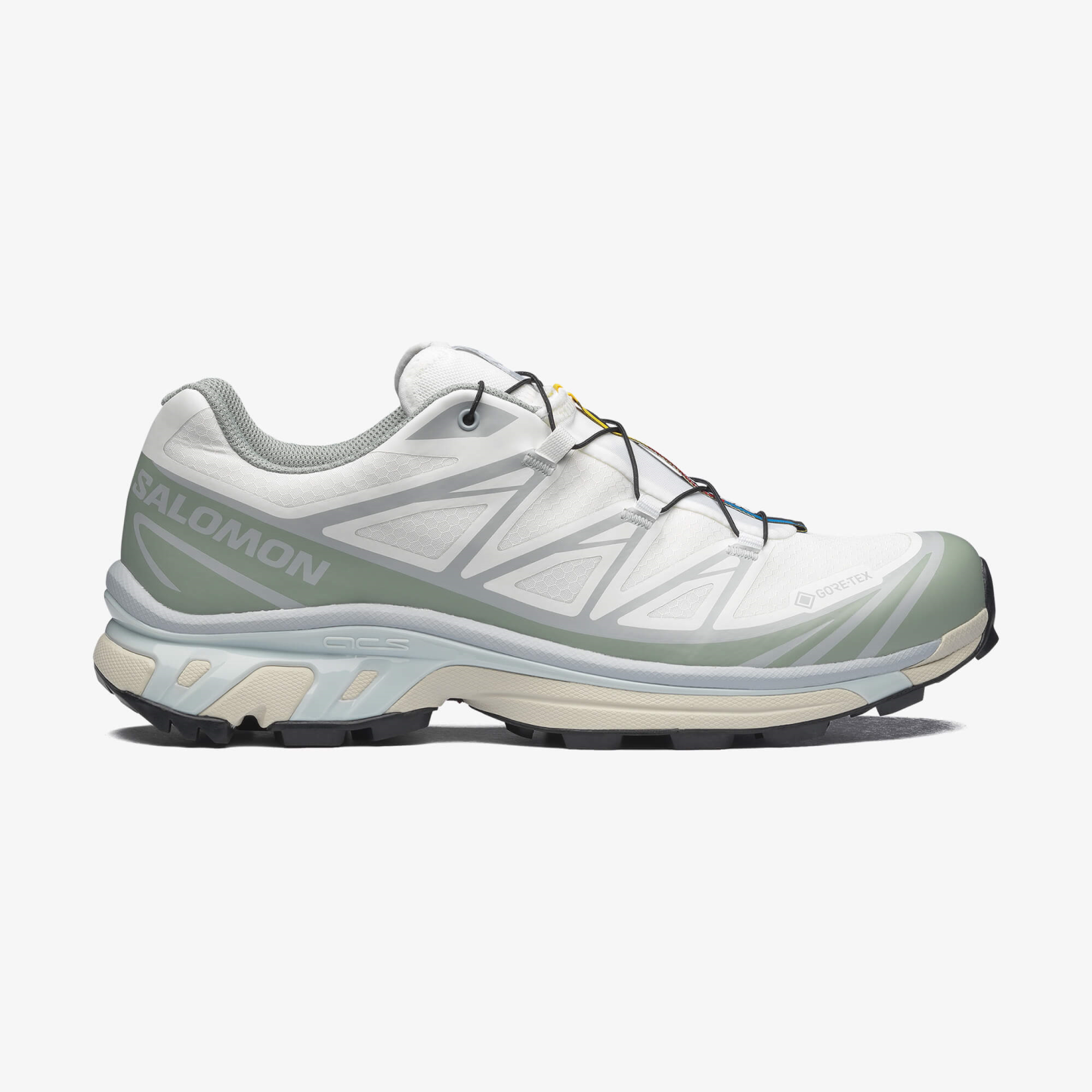 Salomon XT-6 GORE-TEX Unisex Sneaker Sea Foam L49306800 - White - L47990000 - image 1