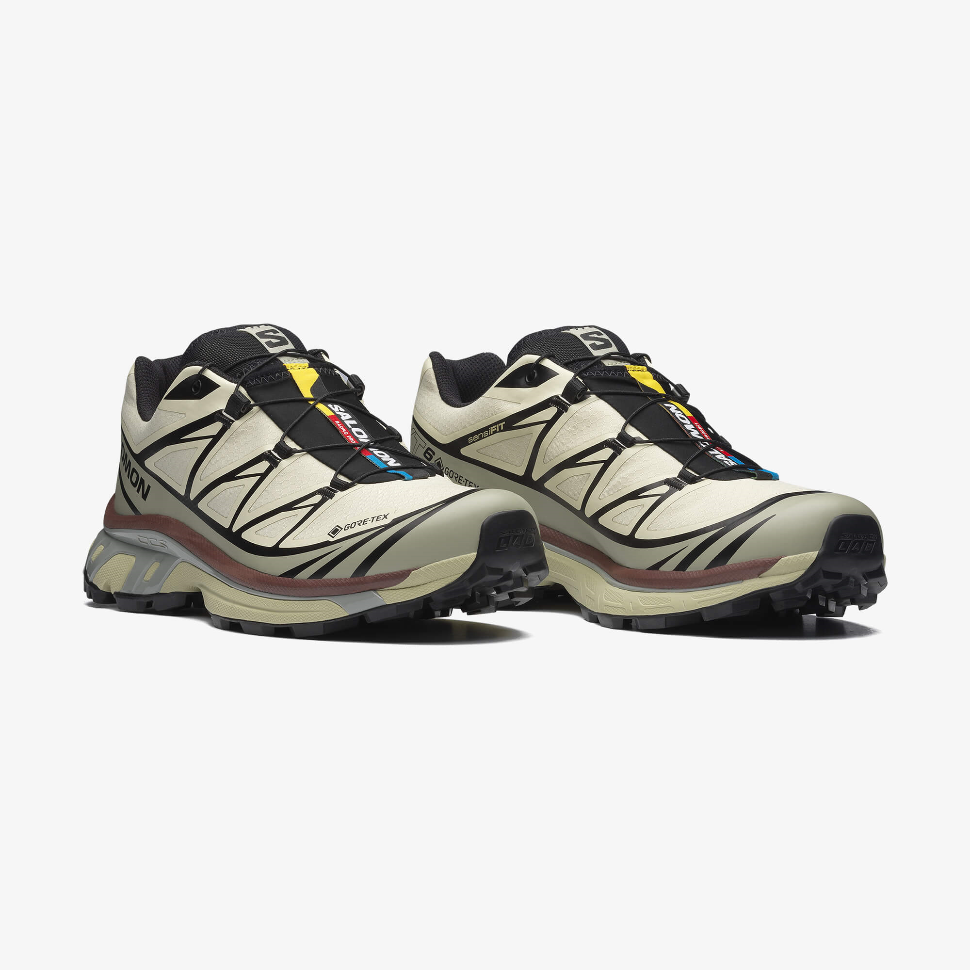 Salomon XT-6 GORE-TEX Unisex Sneaker Sea Foam L49306800 - Aspargus Green - L49202200 - image 3