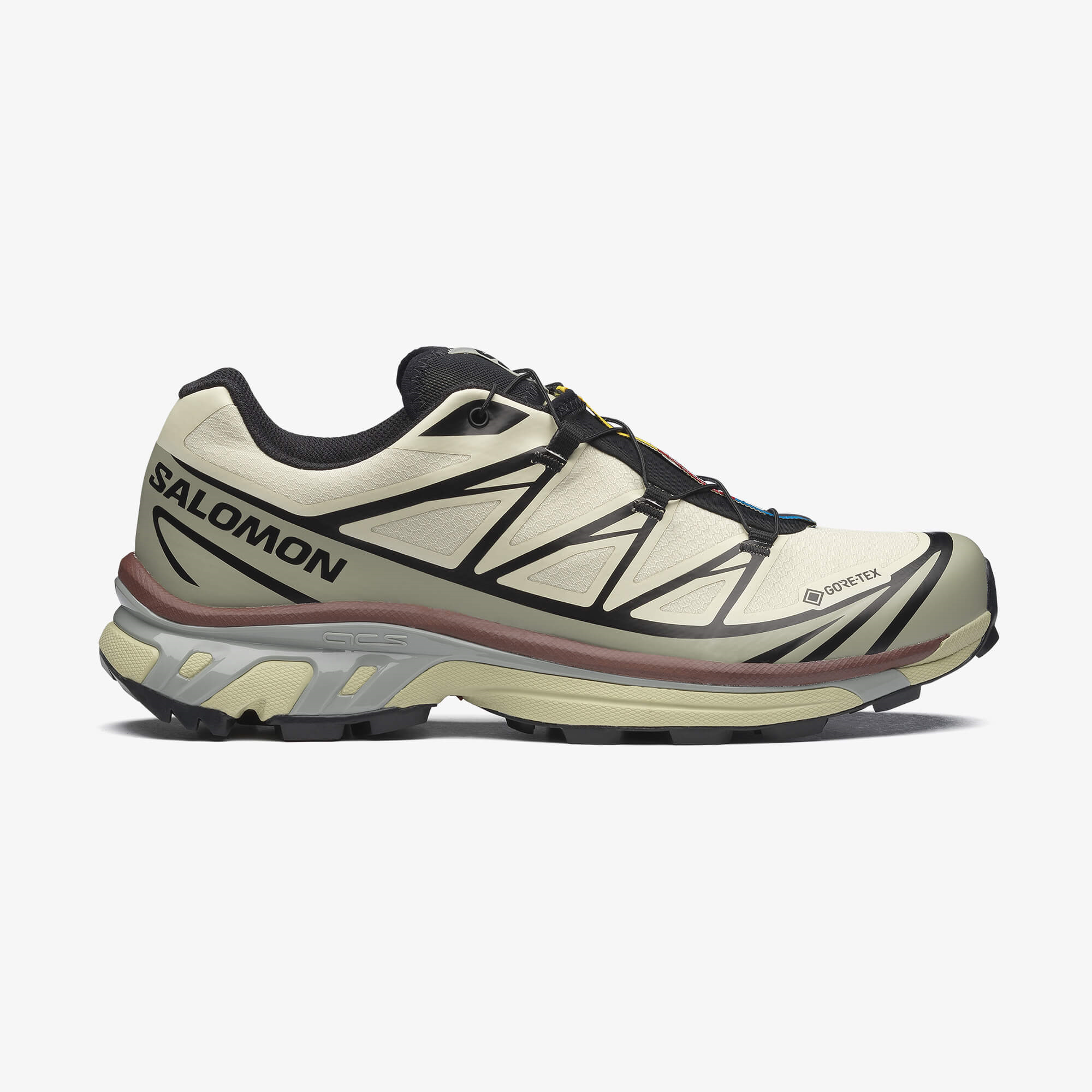 Salomon XT-6 GORE-TEX Unisex Sneaker Sea Foam L49306800 - Aspargus Green - L49202200 - image 1