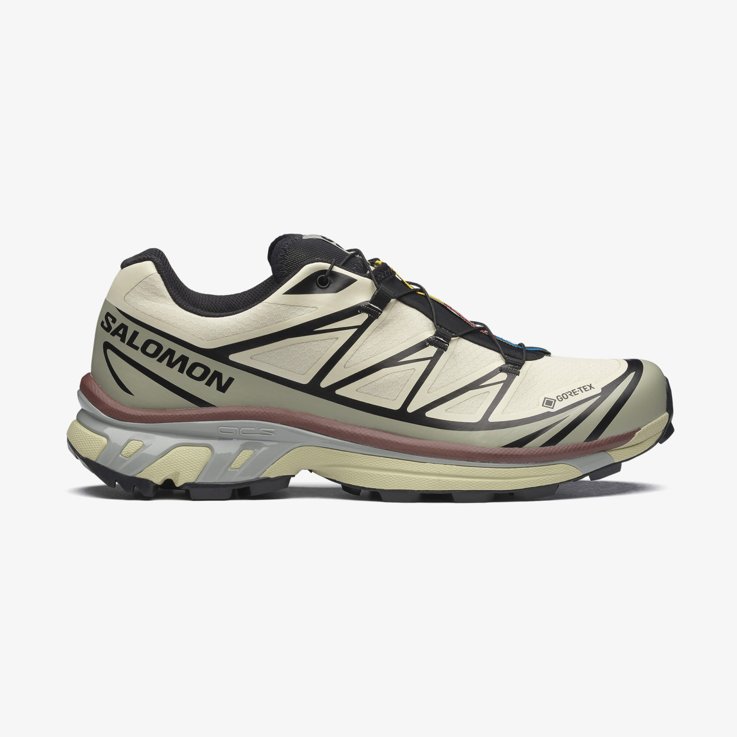 Salomon XT-6 GORE-TEX Unisex Sneaker Sea Foam L49306800 - Aspargus Green - L49202200 - image 1