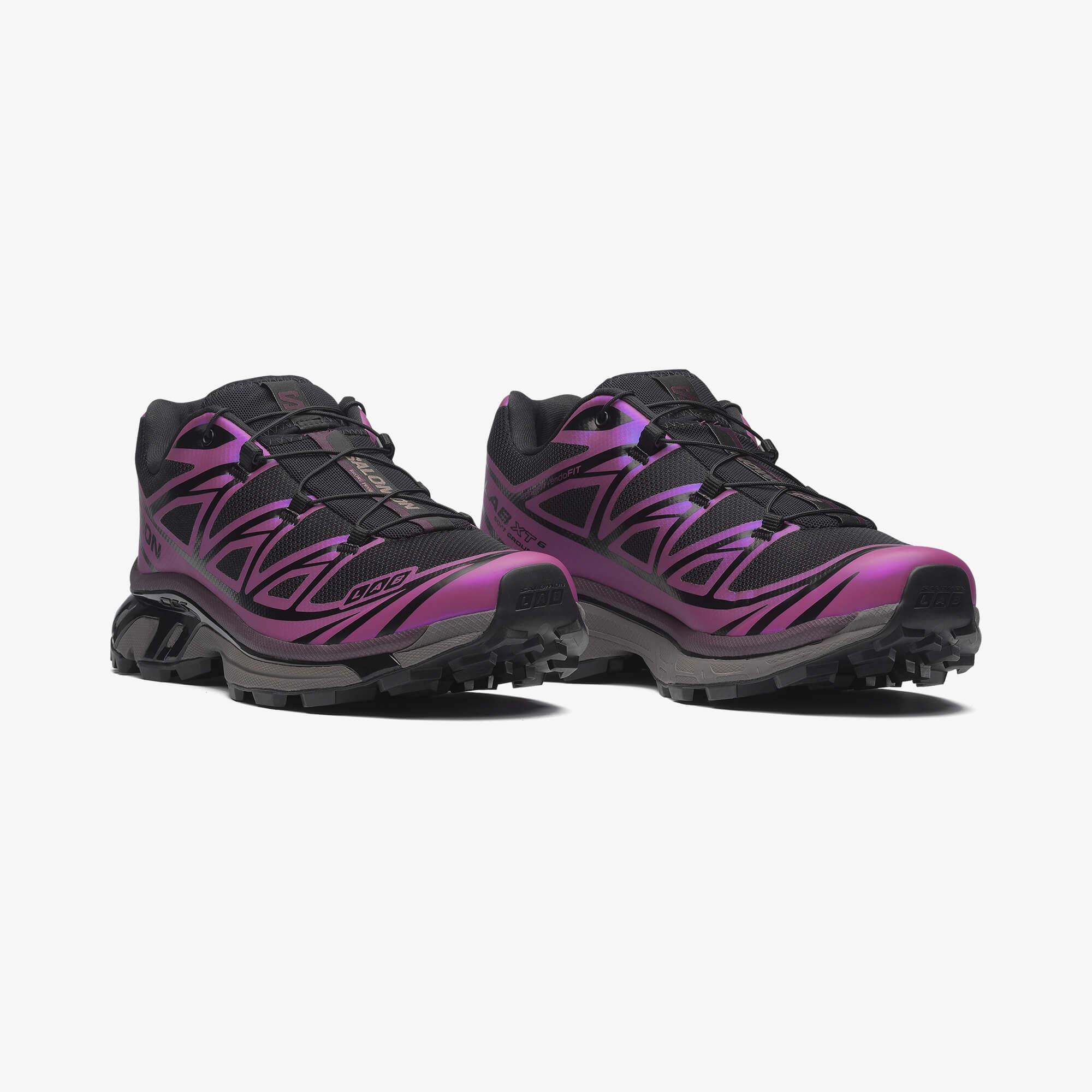 Salomon XT-6 IRIDESCENT Unisex Sneaker Black L47795600 - Black - L47795600 - image 2