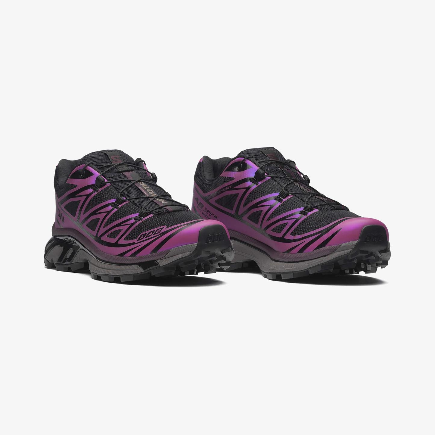 Salomon XT-6 IRIDESCENT Unisex Sneaker Black L47795600 - Black - L47795600 - image 2