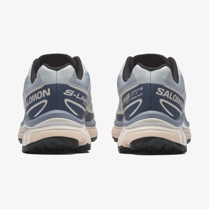Salomon XT-6 Unisex Sneaker Walnut L49212000 - Pearl Blue - L45472800 - image 5