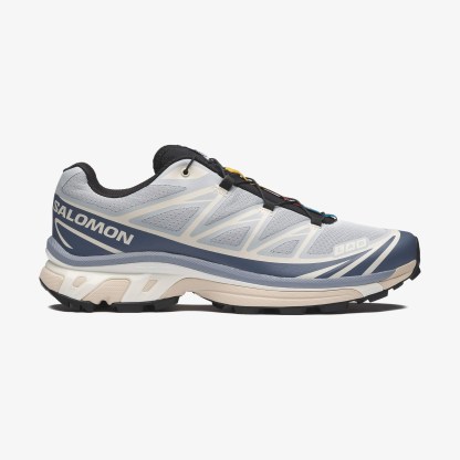 Salomon XT-6 Unisex Sneaker White L49212200 - Pearl Blue - L45472800 - image 1