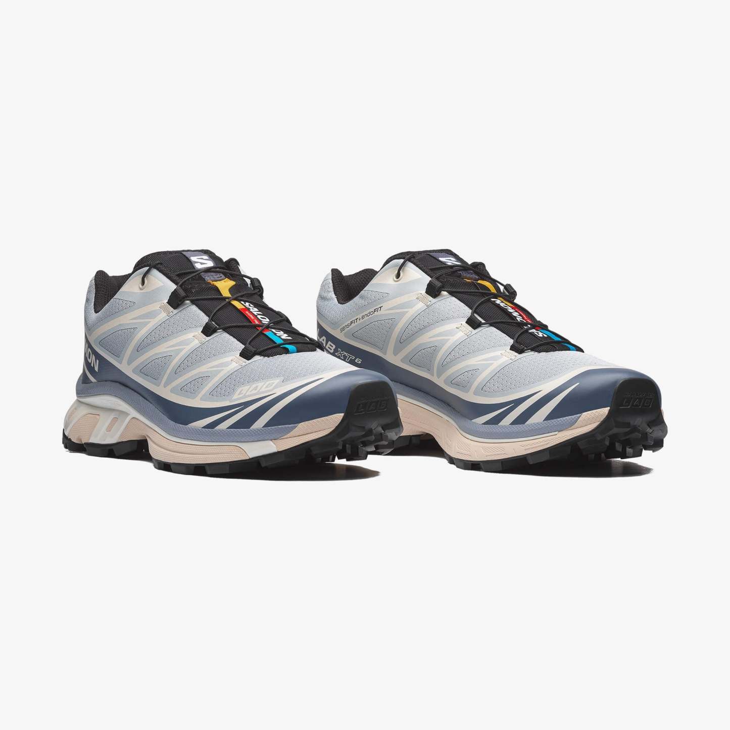 Salomon XT-6 Unisex Sneaker White L49212200 - Pearl Blue - L45472800 - image 3