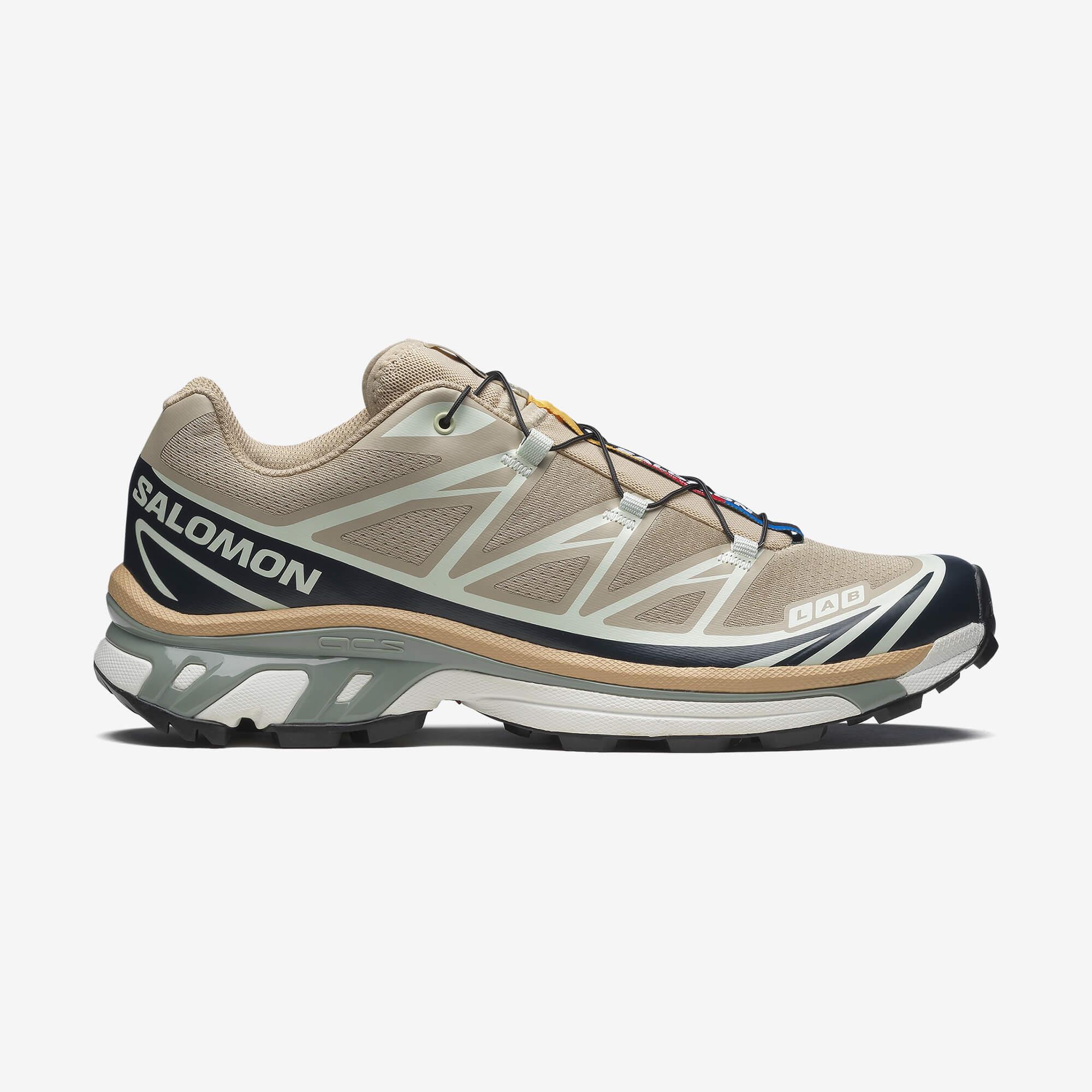 Salomon XT-6 Unisex Sneaker White L49212200 - Oxford Tan - L47737400 - image 1