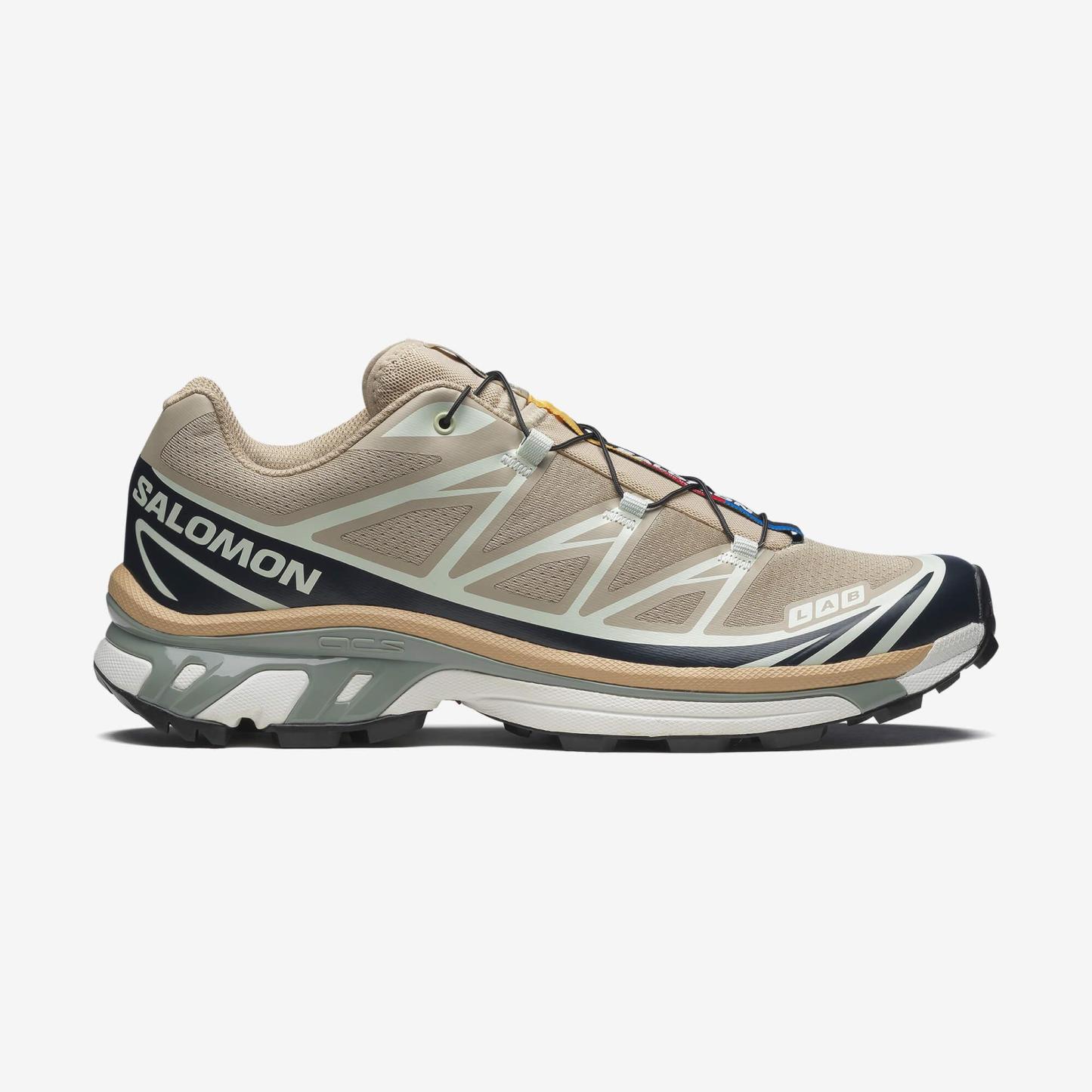 Salomon XT-6 Unisex Sneaker White L49212200 - Oxford Tan - L47737400 - image 1