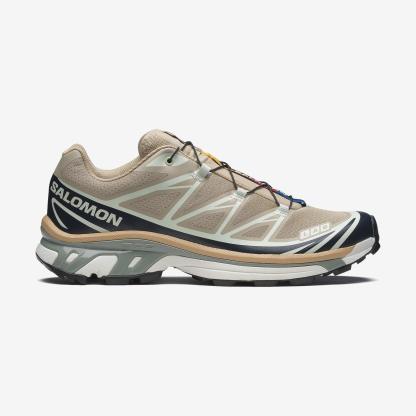 Salomon XT-6 Unisex Sneaker White L49212200 - Oxford Tan - L47737400 - image 1