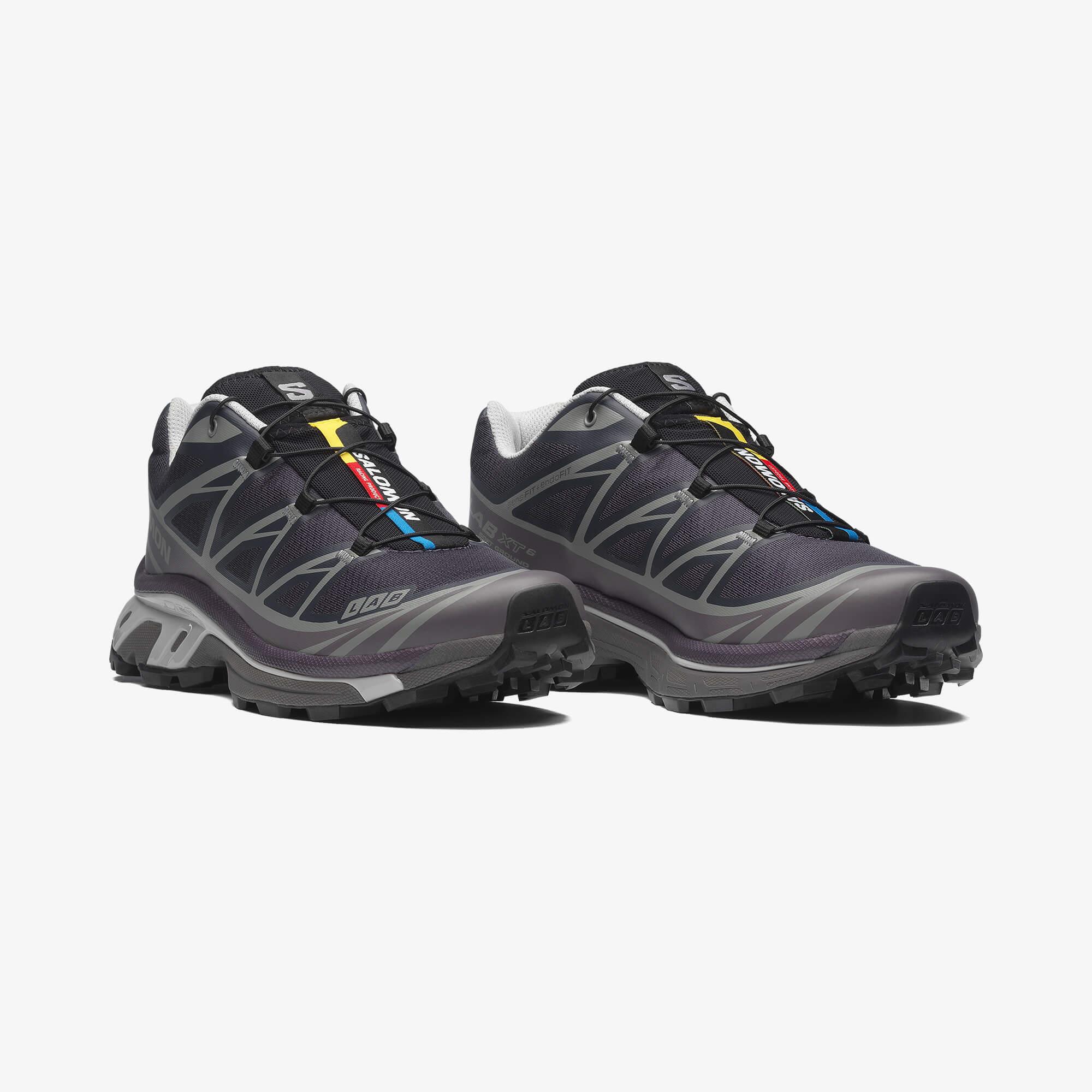 Salomon XT-6 Unisex Sneaker White L49212200 - Nine Iron - L47864100 - image 2