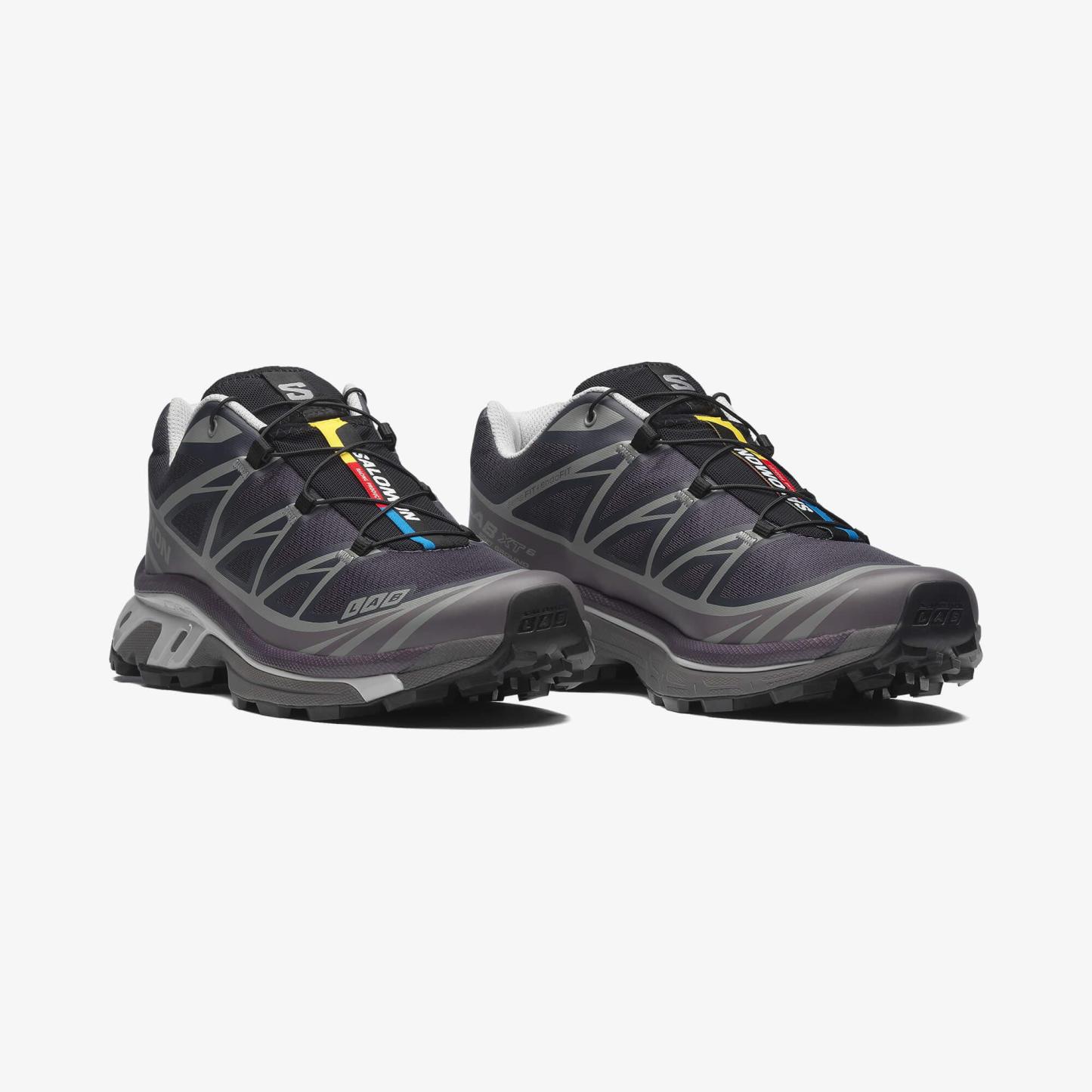 Salomon XT-6 Unisex Sneaker White L49212200 - Nine Iron - L47864100 - image 2