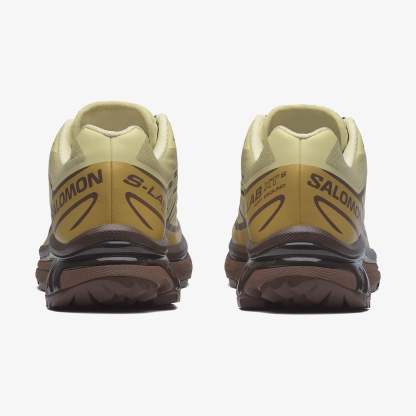 Salomon XT-6 Unisex Sneaker Lunar Rock L49211400 - Dusty Yellow - L47869500 - image 4