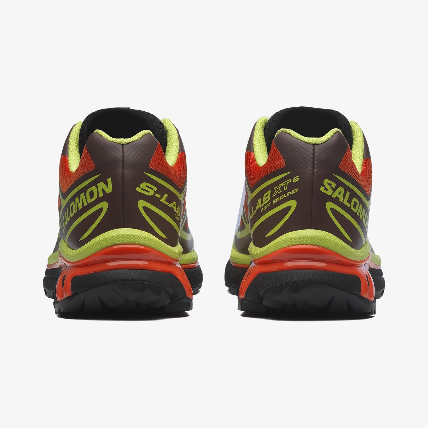 Salomon XT-6 Unisex Sneaker Walnut L49212000 - Red Orange - L47869600 - image 4