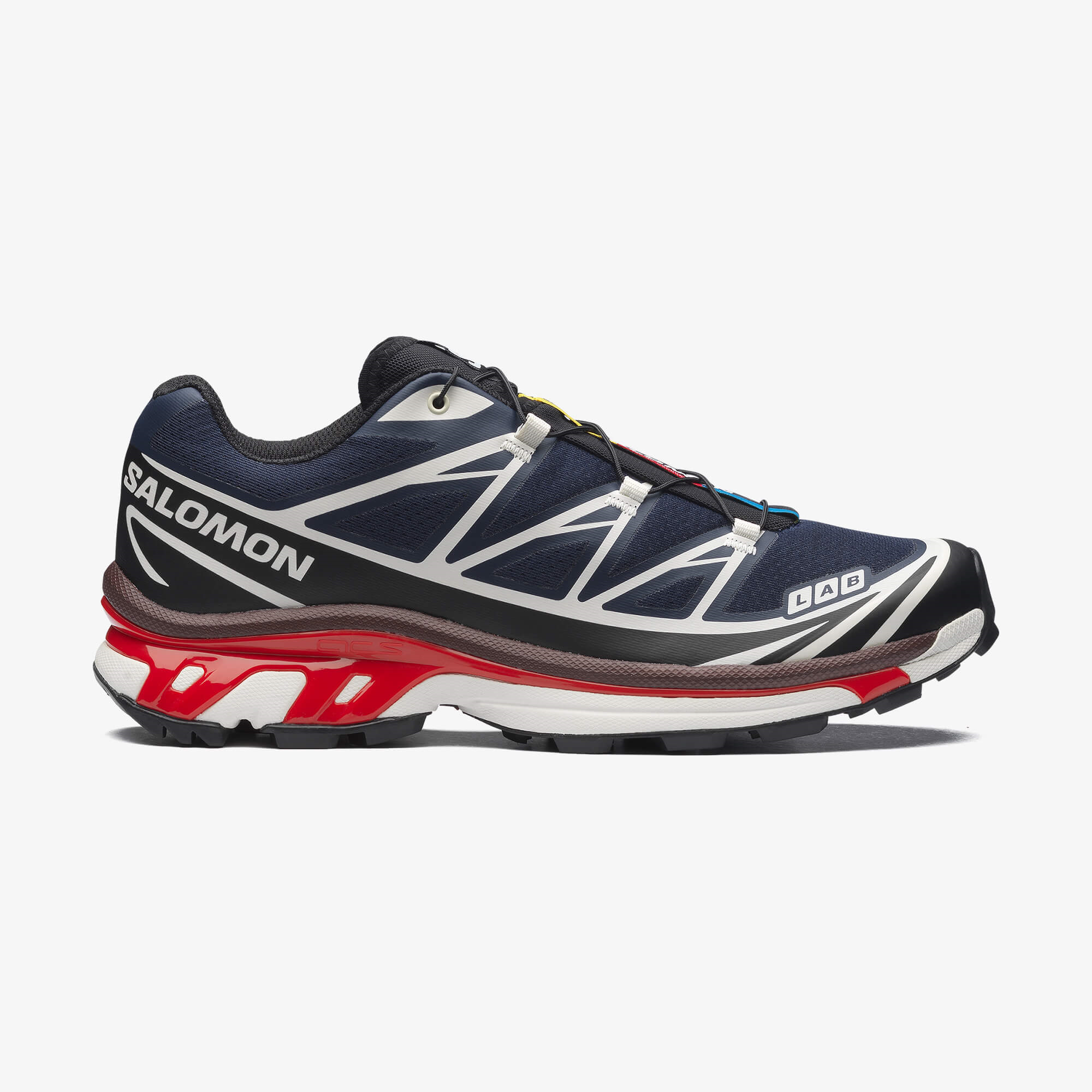 Salomon XT-6 Unisex Sneaker White L49212200 - Maritime Blue - L49105400 - image 1