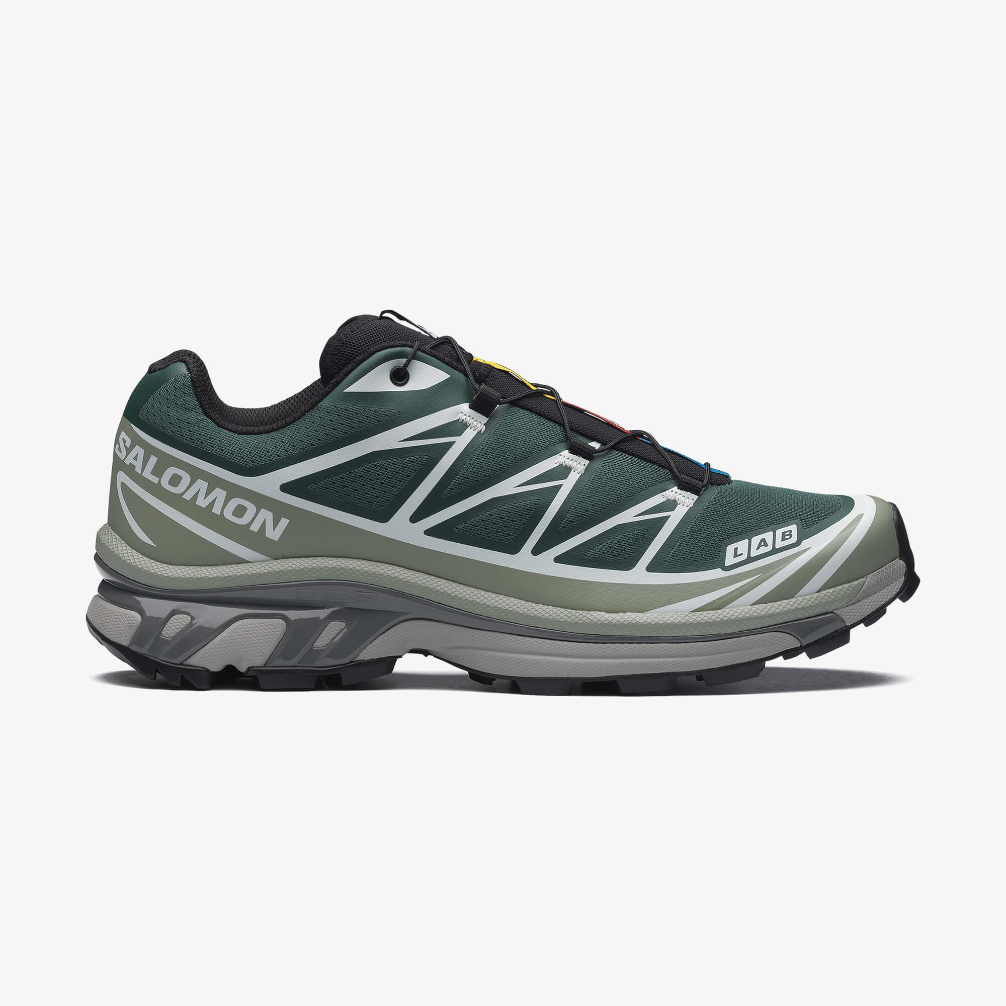 Salomon XT-6 Unisex Sneaker White L49212200 - Bistro Green - L49154700 - image 1