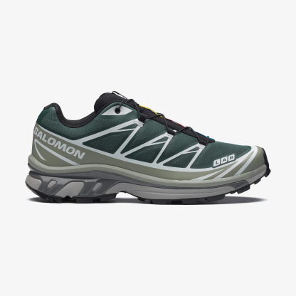Salomon XT-6 Unisex Sneaker White L49212200 - Bistro Green - L49154700 - image 1