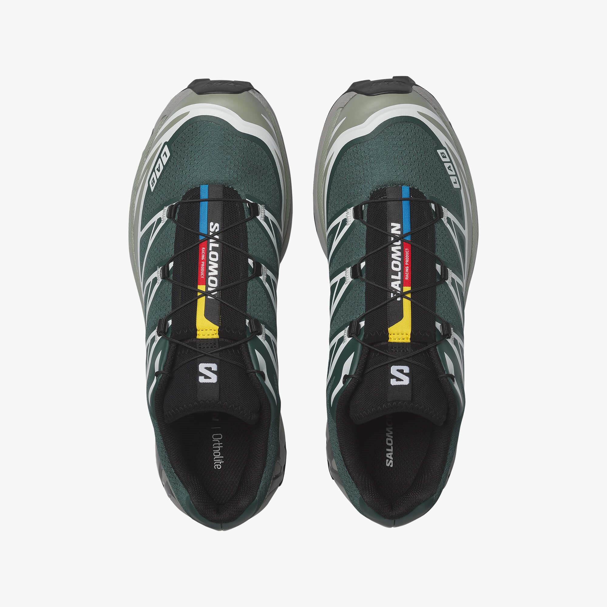 Salomon XT-6 Unisex Sneaker White L49212200 - Bistro Green - L49154700 - image 2