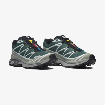 Salomon XT-6 Unisex Sneaker Walnut L49212000 - Bistro Green - L49154700 - image 3
