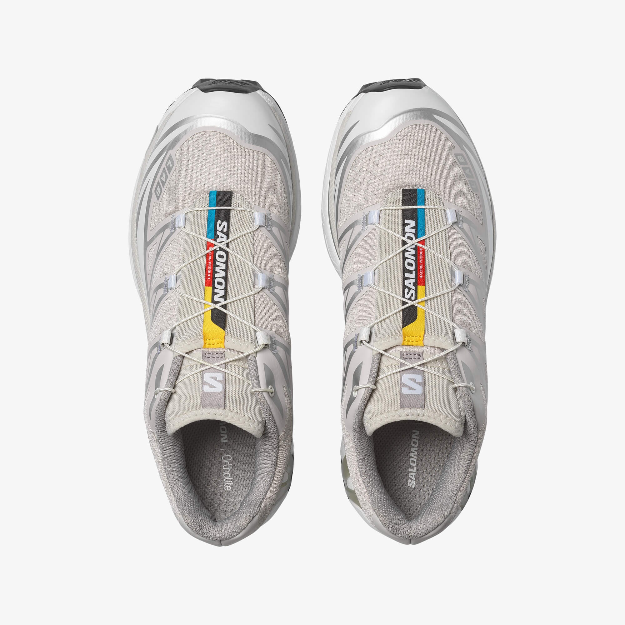 Salomon XT-6 Unisex Sneaker White L49212200 - Lunar Rock - L49211400 - image 2