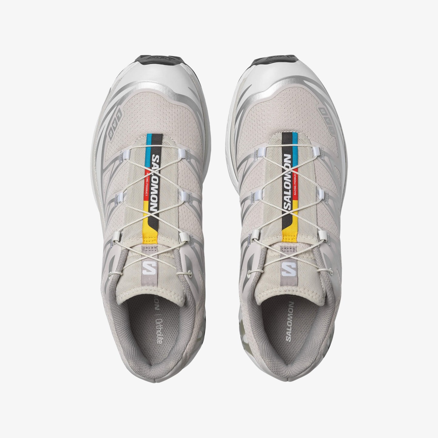 Salomon XT-6 Unisex Sneaker White L49212200 - Lunar Rock - L49211400 - image 2