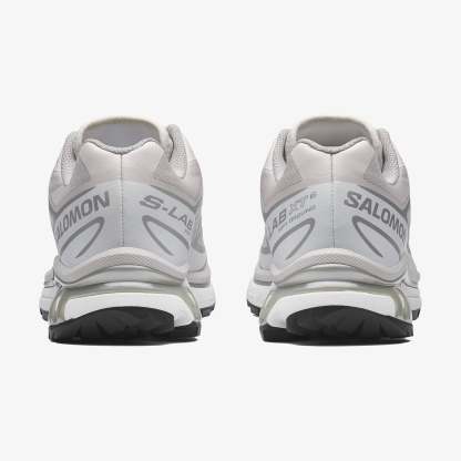 Salomon XT-6 Unisex Sneaker White L49212200 - Lunar Rock - L49211400 - image 5