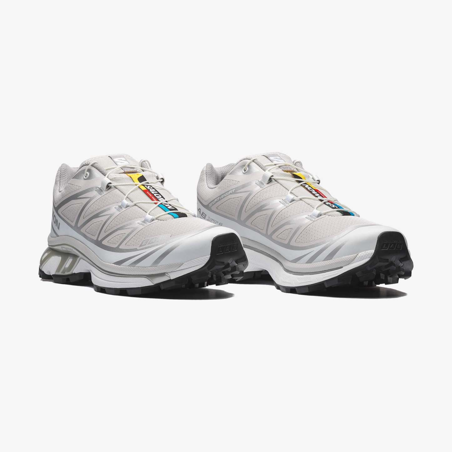 Salomon XT-6 Unisex Sneaker White L49212200 - Lunar Rock - L49211400 - image 3