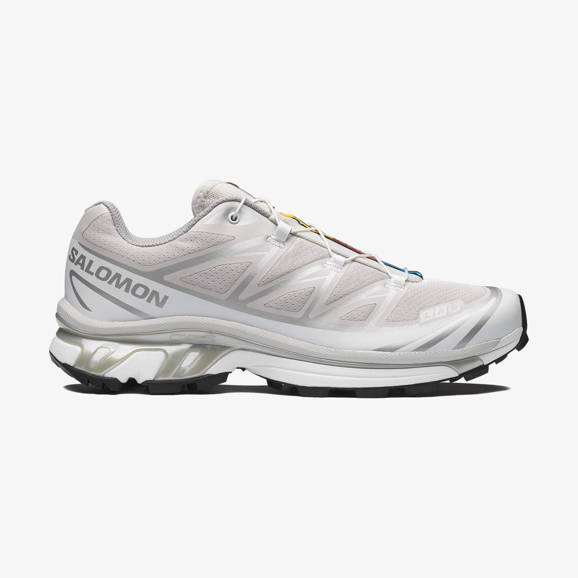 Salomon XT-6 Unisex Sneaker White L49212200 - Lunar Rock - L49211400 - image 1