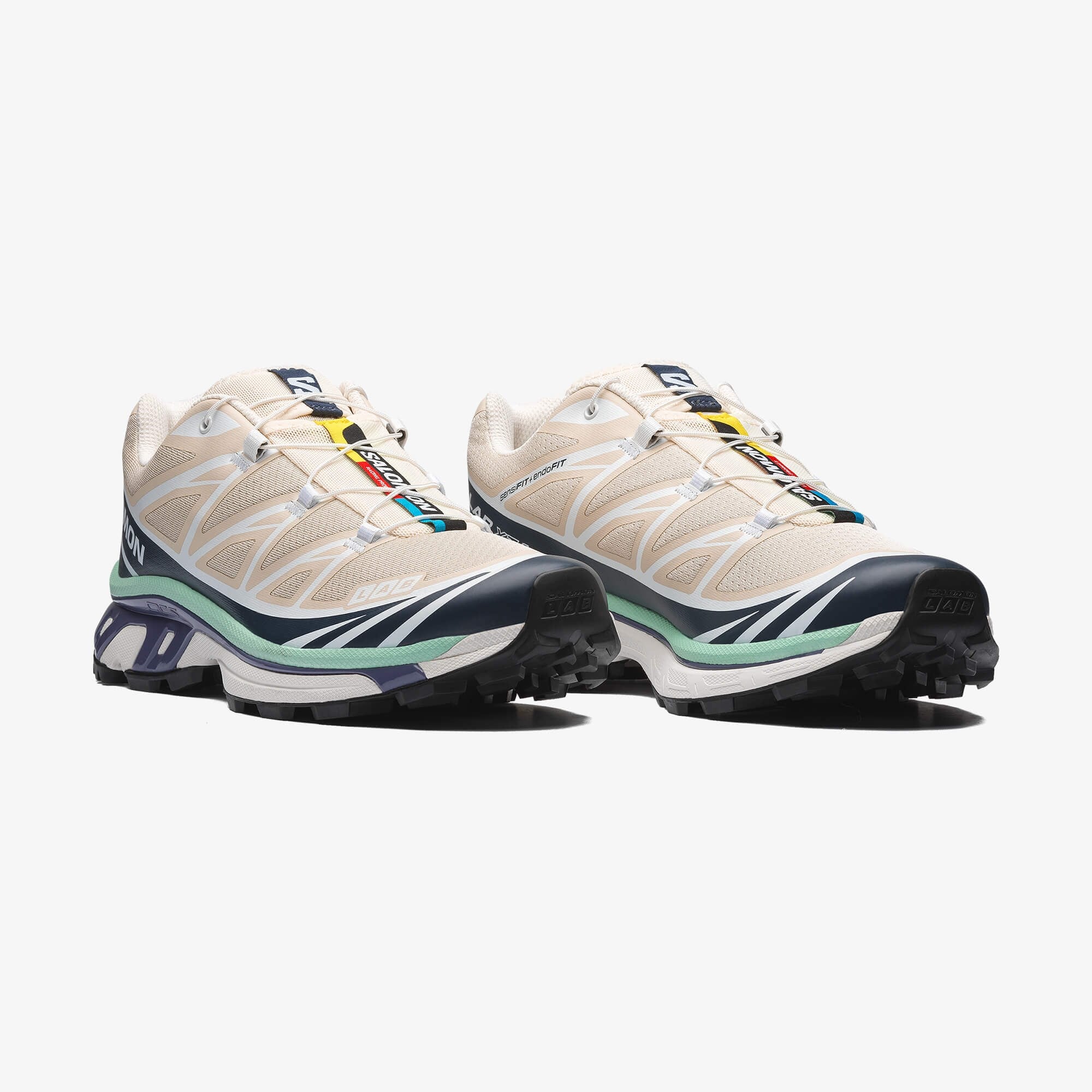 Salomon XT-6 Unisex Sneaker White L49212200 - Tapioca - L49212400 - image 3