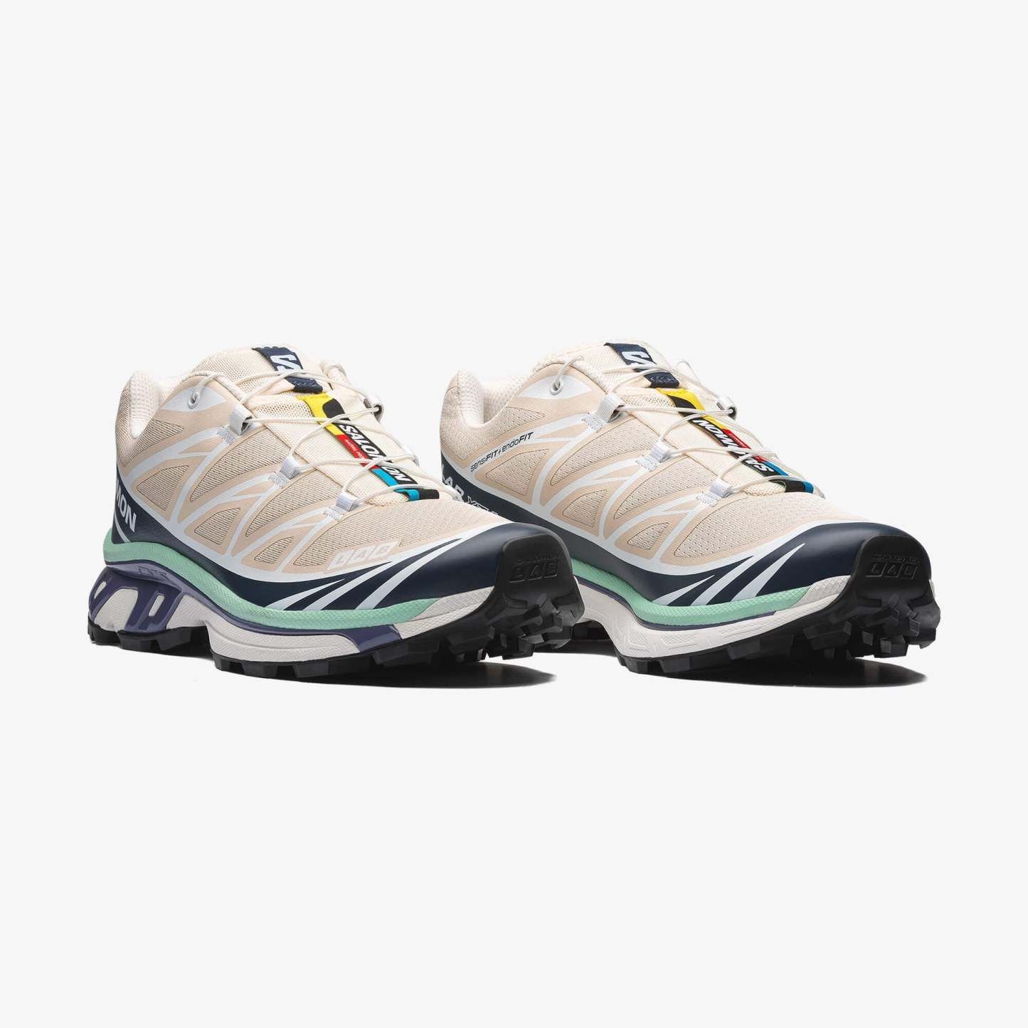 Salomon XT-6 Unisex Sneaker White L49212200 - Tapioca - L49212400 - image 3