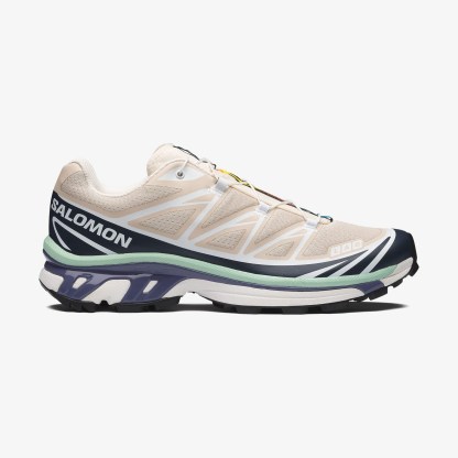 Salomon XT-6 Unisex Sneaker White L49212200 - Tapioca - L49212400 - image 1