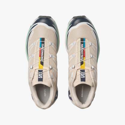 Salomon XT-6 Unisex Sneaker White L49212200 - Tapioca - L49212400 - image 2