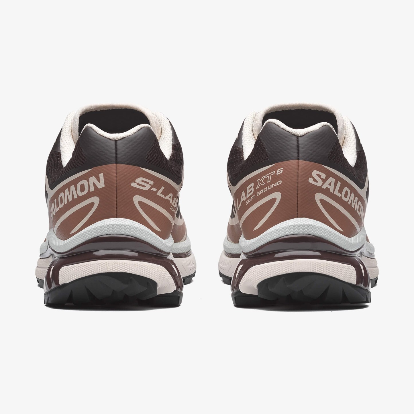 Salomon XT-6 Unisex Sneaker White L49212200 - Black Coffee - L49306600 - image 5