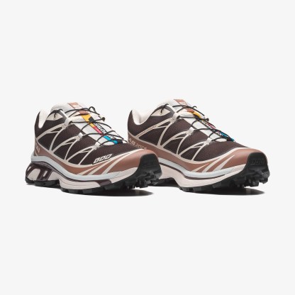 Salomon XT-6 Unisex Sneaker Walnut L49212000 - Black Coffee - L49306600 - image 3