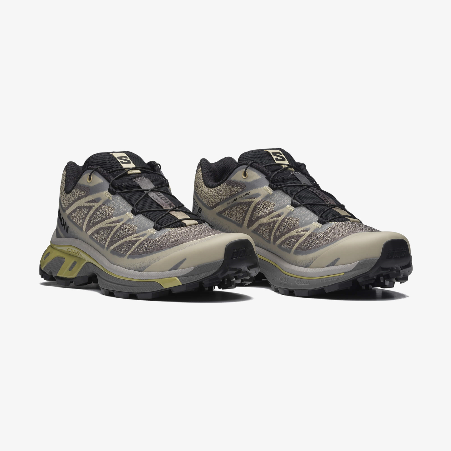 Salomon XT-6 SHADOW Unisex Sneaker Almond Milk L45418700 - Dark Gull Gray - L49149700 - image 3