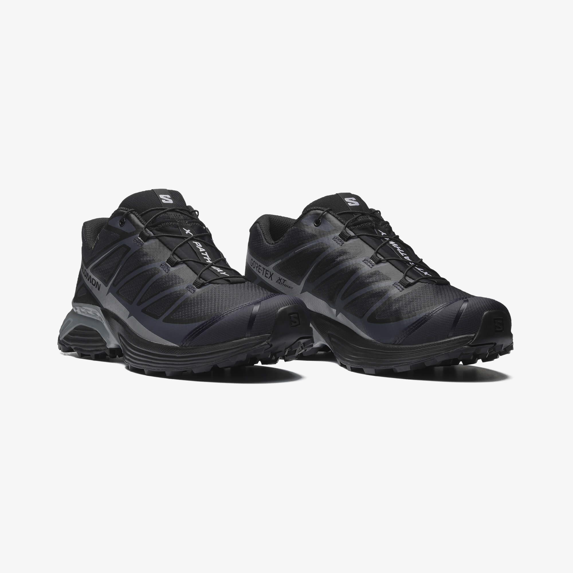Salomon XT-PATHWAY GORE-TEX Unisex Sneaker Alloy L49235800 - Black - L47577500 - image 2