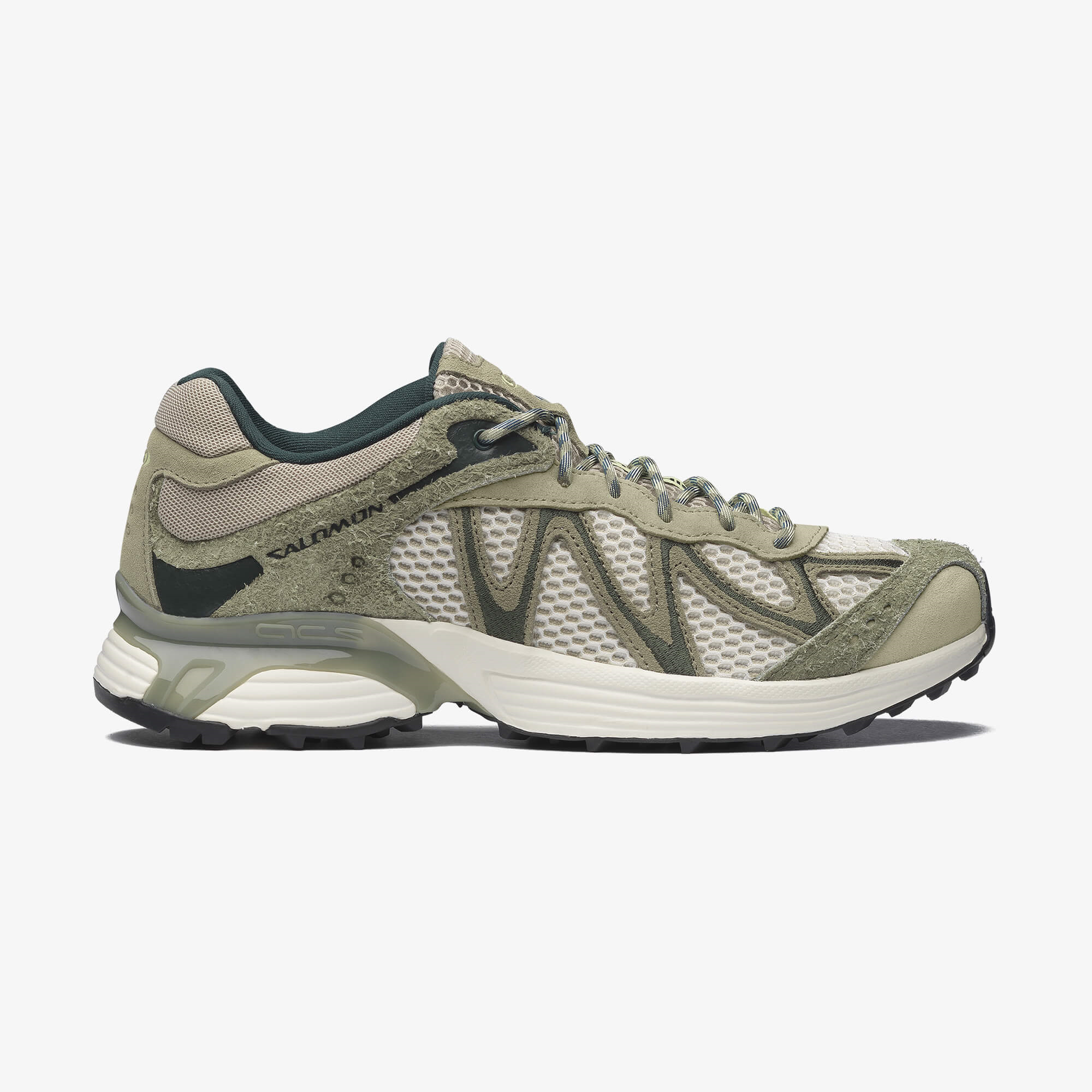 Salomon XT-WHISPER EMBROIDERY Unisex Sneaker Pearl Blue L49142600 - Deep Lichen Green - L49216400 - image 1