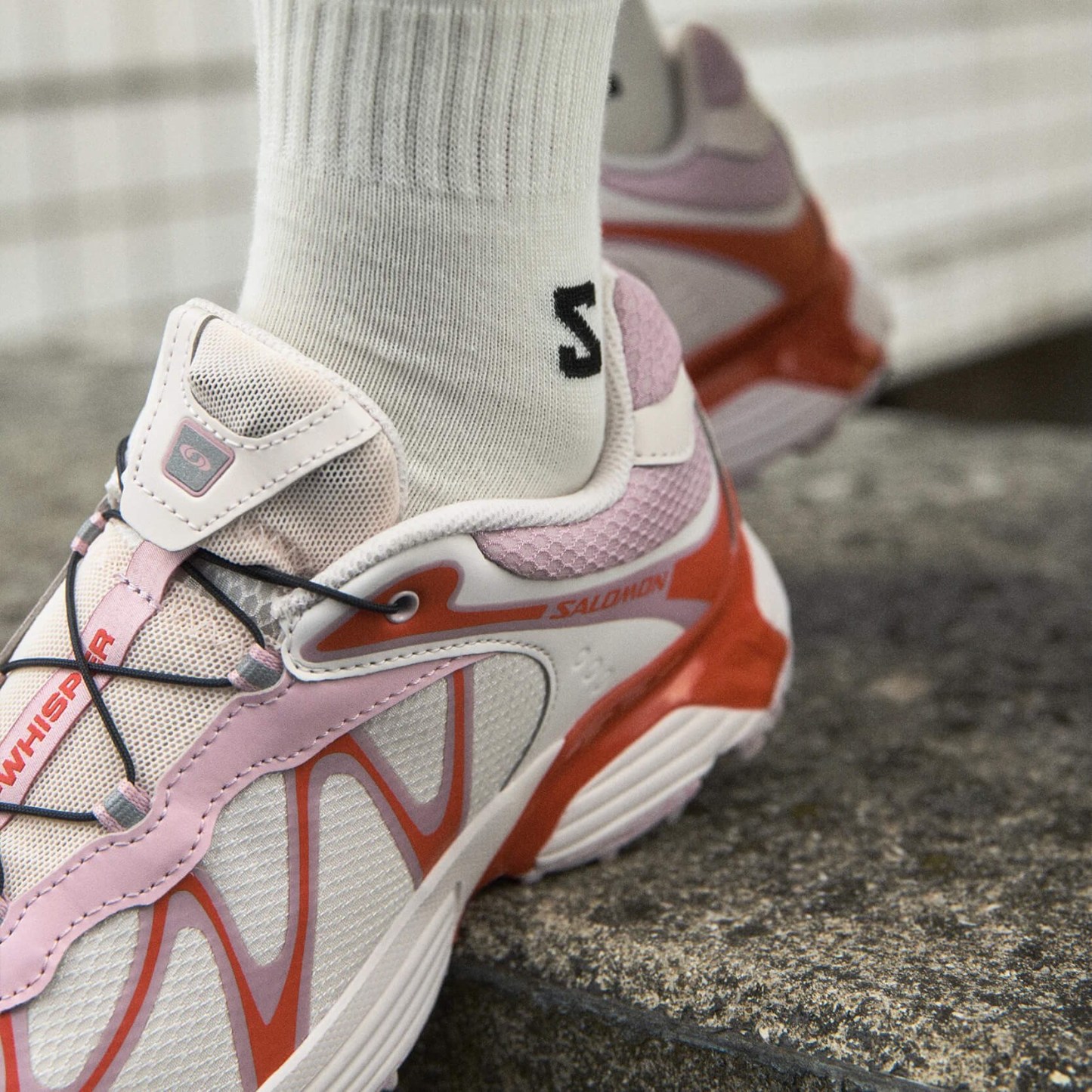 Salomon XT-WHISPER NOSTALGIA Unisex Sneaker Lilac Ash L49185900 - Lilac Ash - L49185900 - image 7