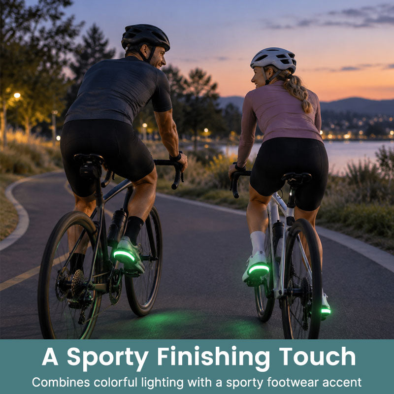 Pair of colour-changing heel lights for trainers