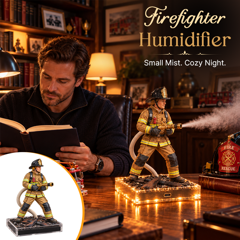 🚒 Firefighter Mist Hero – Unique Humidifier with LED Light