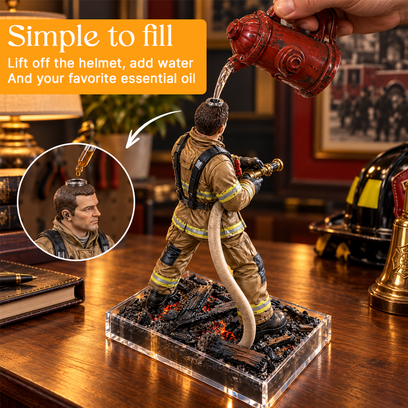 🚒 Firefighter Mist Hero – Unique Humidifier with LED Light
