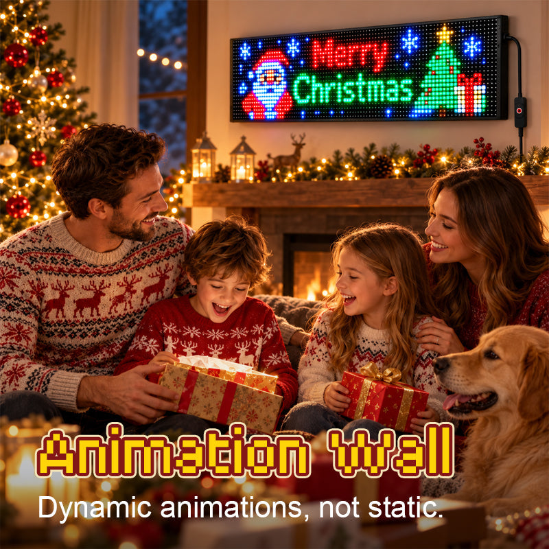 Holiday LED display appearance