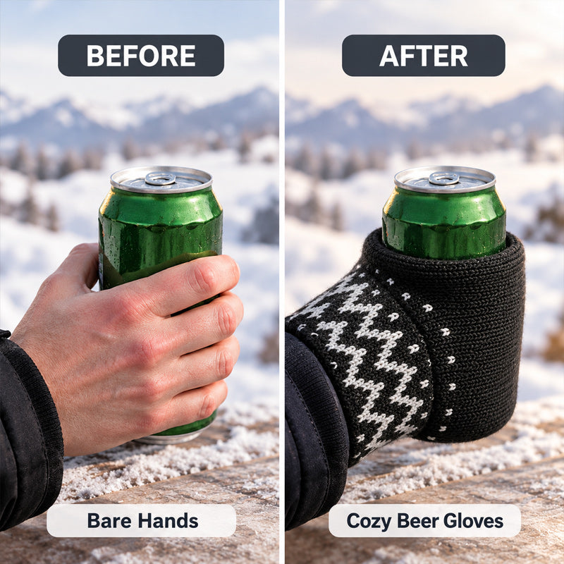 Winter Beer Glove: Keep Drinks Cool, Hands Warm
