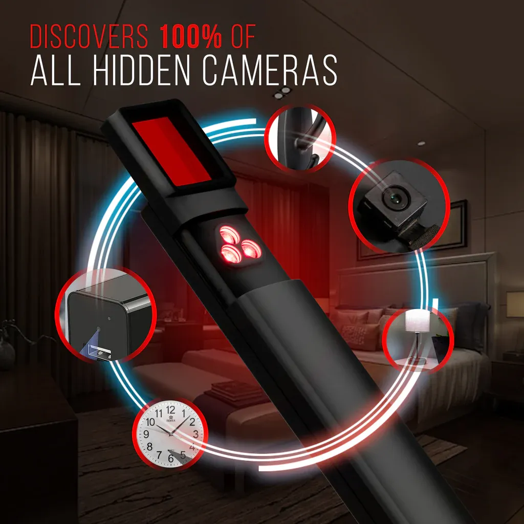 Hidden Camera Detector (Military grade, With built in RF and GPS tracking detection)
